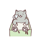 どこでも眠るねこ（個別スタンプ：9）