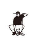 monotone golfer（個別スタンプ：9）