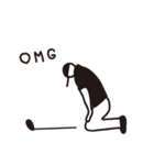 monotone golfer（個別スタンプ：18）