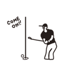 monotone golfer（個別スタンプ：29）