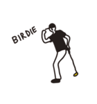 monotone golfer（個別スタンプ：38）