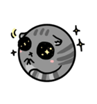 Round cat is a quitter（個別スタンプ：6）