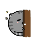 Round cat is a quitter（個別スタンプ：19）