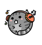 Round cat is a quitter（個別スタンプ：27）