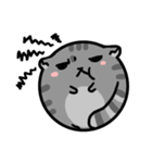 Round cat is a quitter（個別スタンプ：28）