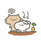 うさぎとねこお（個別スタンプ：37）