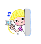 女の子の日常生活（個別スタンプ：2）