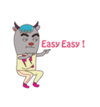 Buffalo Man in K-POP Style（個別スタンプ：37）