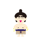 Cute SUMO Wrestler Sticker（個別スタンプ：3）