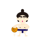 Cute SUMO Wrestler Sticker（個別スタンプ：24）