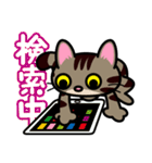 キジトラにゃん仔猫（個別スタンプ：37）