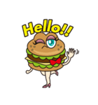 Sexy ＆ Wild Hamburger（個別スタンプ：2）