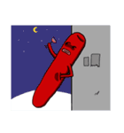 hot dog sausage mouth brother（個別スタンプ：18）