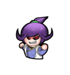 Purple and Grey Head (ChineseSwordman)（個別スタンプ：6）