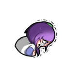 Purple and Grey Head (ChineseSwordman)（個別スタンプ：21）