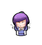 Purple and Grey Head (ChineseSwordman)（個別スタンプ：25）