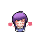 Purple and Grey Head (ChineseSwordman)（個別スタンプ：39）