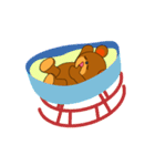 A cute bear（個別スタンプ：5）