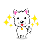 Polki happy dog（個別スタンプ：1）