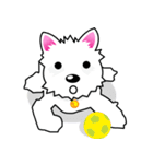 Polki happy dog（個別スタンプ：2）