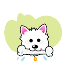 Polki happy dog（個別スタンプ：7）