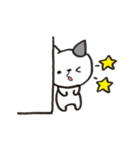 壁からねこ（個別スタンプ：4）