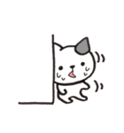 壁からねこ（個別スタンプ：34）