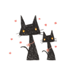 black black CATS（個別スタンプ：16）