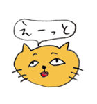 猫顔（個別スタンプ：4）