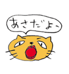 猫顔（個別スタンプ：14）