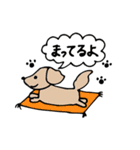 はなぐろ犬とお友だち（個別スタンプ：28）