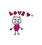 Love Pig（個別スタンプ：12）