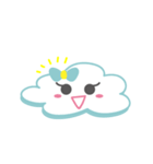 Cloud with expressions（個別スタンプ：9）