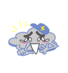 Cloud with expressions（個別スタンプ：35）