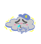 Cloud with expressions（個別スタンプ：37）