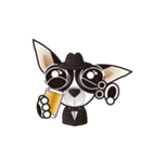 Goggle-eyed Chihuahua2-travel（個別スタンプ：6）