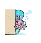 Scuba Gang (Eng)（個別スタンプ：26）