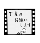 白黒映画（個別スタンプ：27）