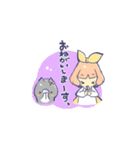 にゃんことおんなのこ（個別スタンプ：21）