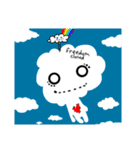 freedom cloud（個別スタンプ：32）