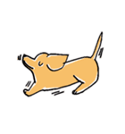 flap eared dog（個別スタンプ：2）