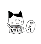 七三分け猫、やや敬語（個別スタンプ：39）