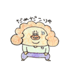 Afro-hair is grandmather（個別スタンプ：38）