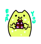 派手ねこ（個別スタンプ：38）