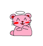 Pink Bear Angel（個別スタンプ：31）