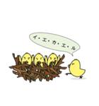 ちゅんちゅん。あくまでも鳥です。（個別スタンプ：40）