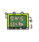 黒板くん パート1（個別スタンプ：19）