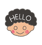 The Coolest Afro Boy（個別スタンプ：1）