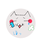 顔文字っぽい猫（個別スタンプ：22）