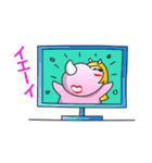 Pinky Blinky - Wow（個別スタンプ：8）